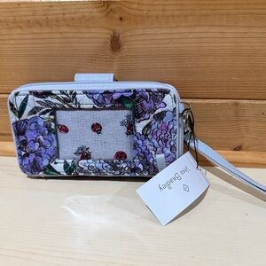 Vera Bradley Purple Floral Wristlet